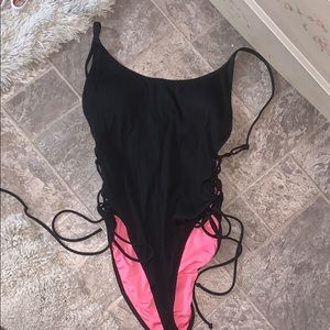 One piece bathing suit